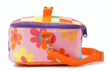 PINK FLORAL SQUARE LUNCH BAG